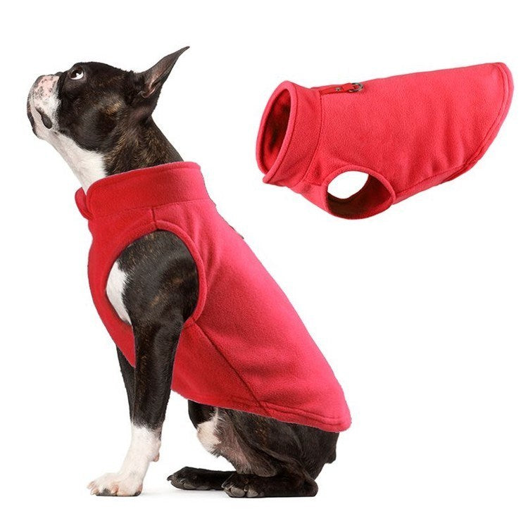 Fleece Pet Dog Clothes Puppy Coat Jacket For Small Vest