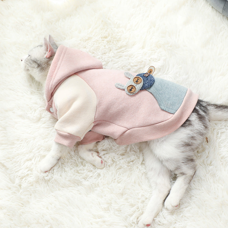 Small Dog Pet Autumn Coat Keeps Warm