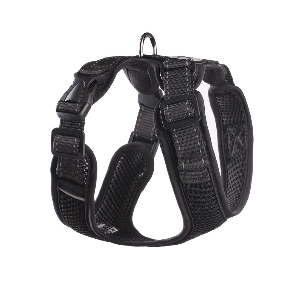 Pet Chest Harness Mesh I-shaped Reflective And Breathable