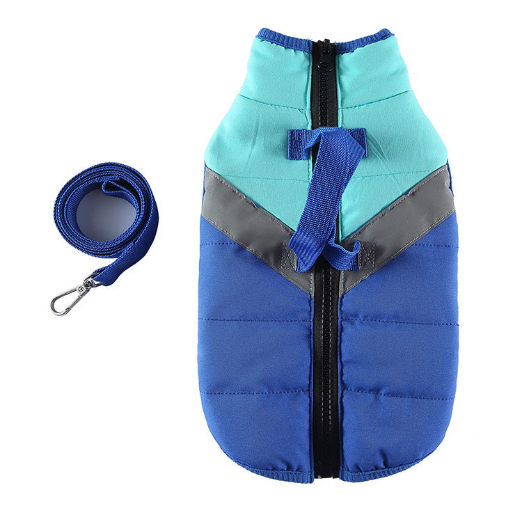 Winter Clothing Cotton Coat Dog Clothes Chest And Back