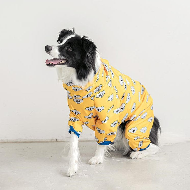 Fashion Four-legged Raincoat Dog Hooded Raincoat