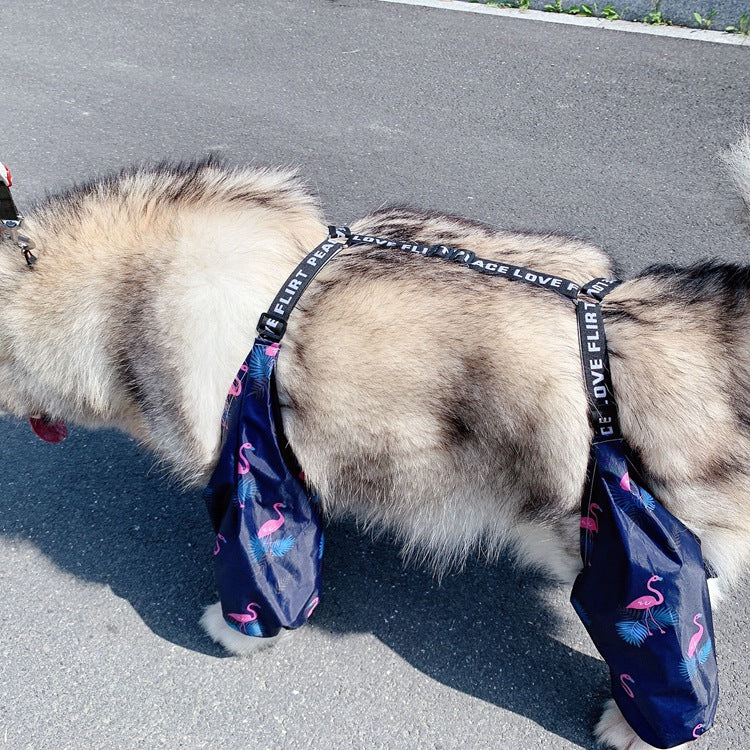 Adjustable Dog Four Legged Raincoat