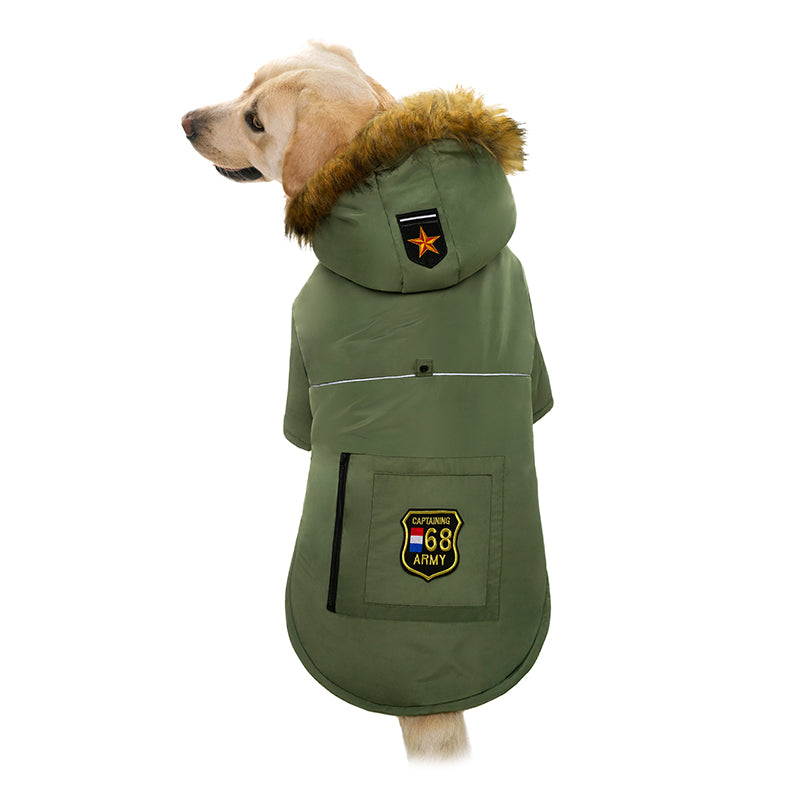 Dog Clothes Autumn And Winter Large Dog Down Jacket