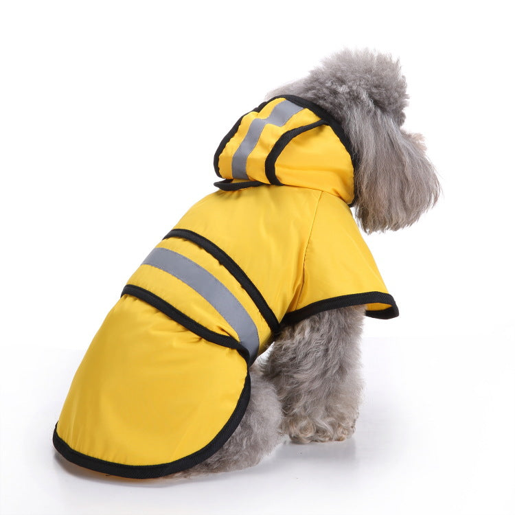 Dog clothes raincoat poncho