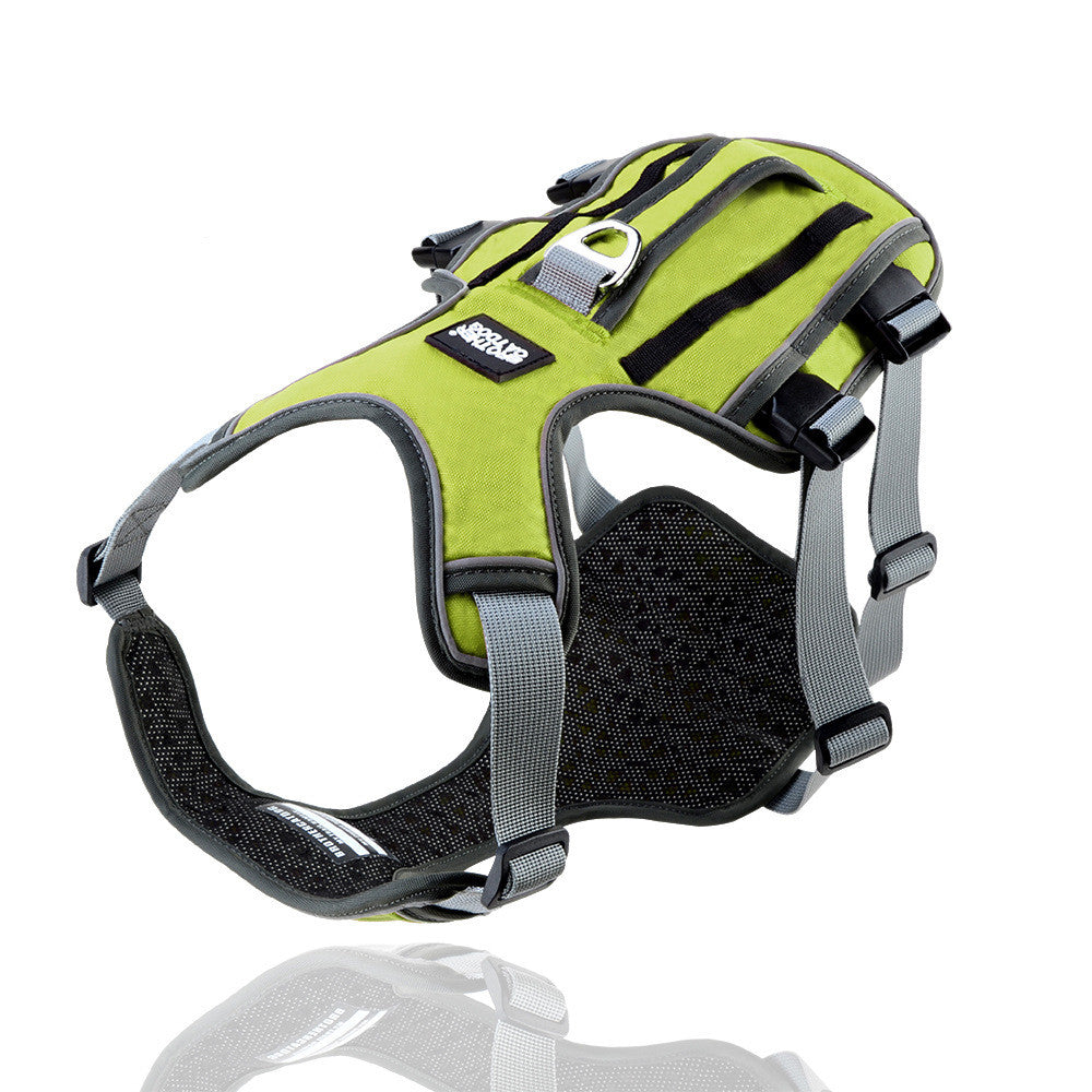 Reflective And Breathable Pet Chest Harness Vest Type Traction Rope