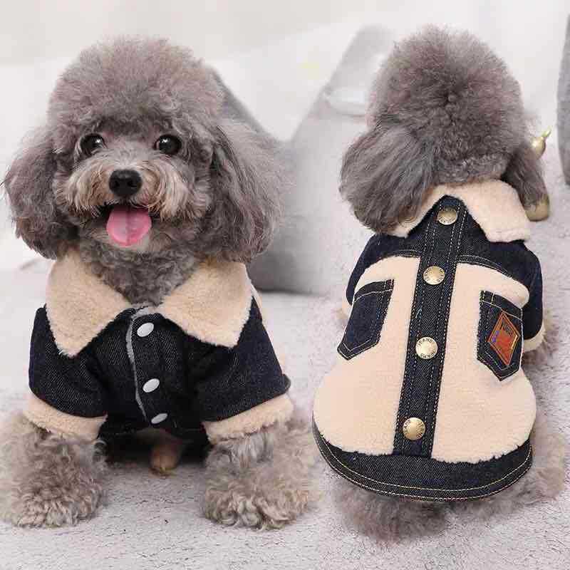 Winter Thick And Handsome Warm Pet Clothes