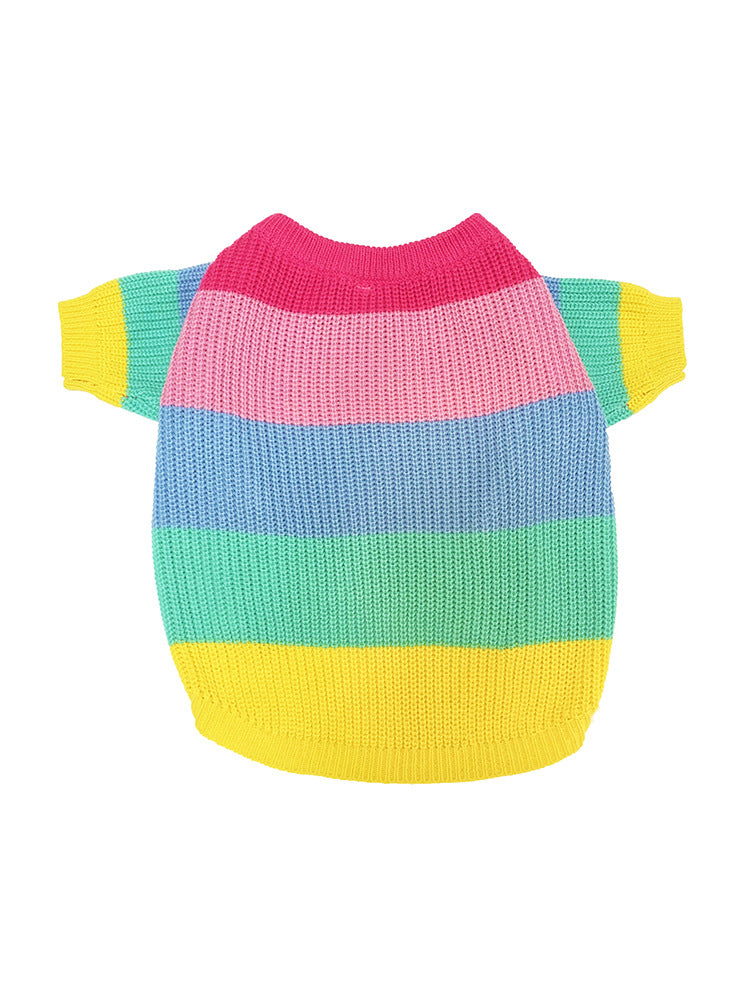 Rainbow Dog Sweater