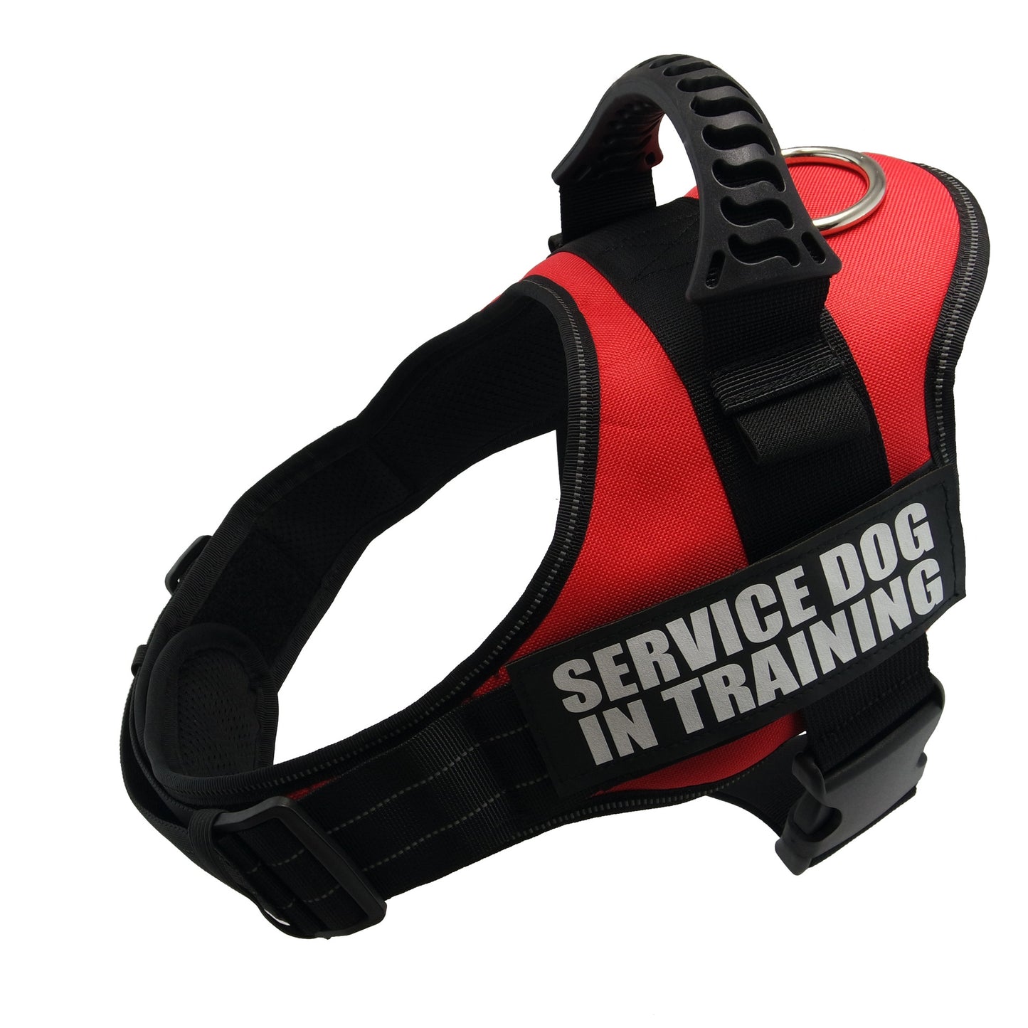 Explosion-proof red pet chest harness