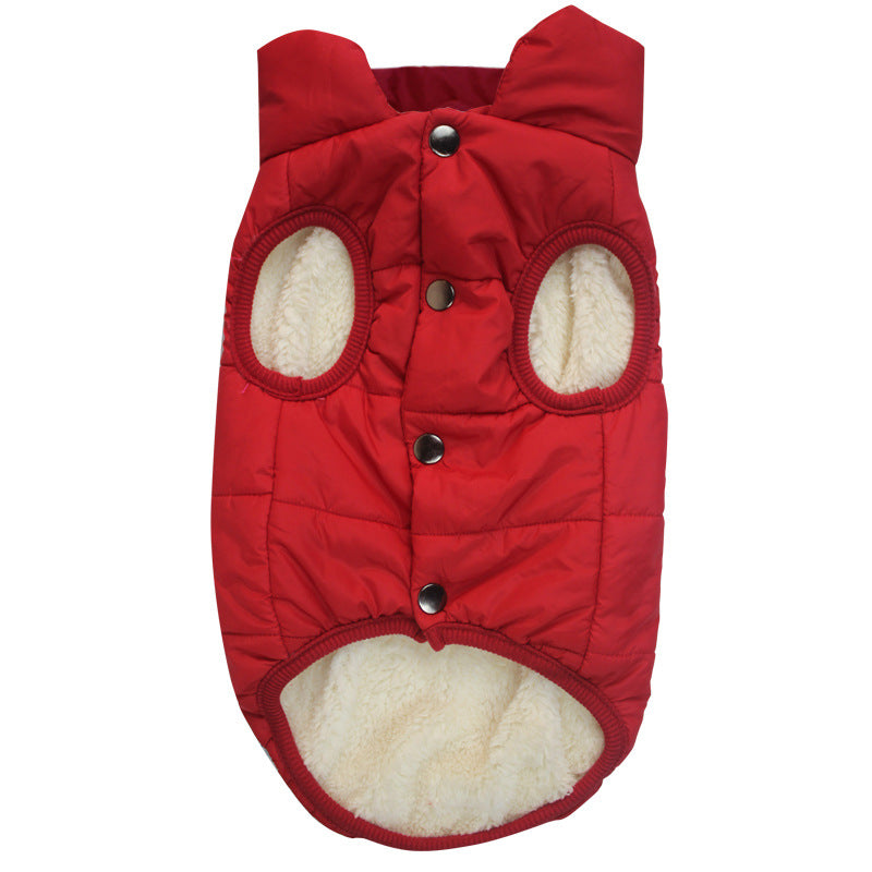 Padded Coat Coat Big Dog Large Dog Vest