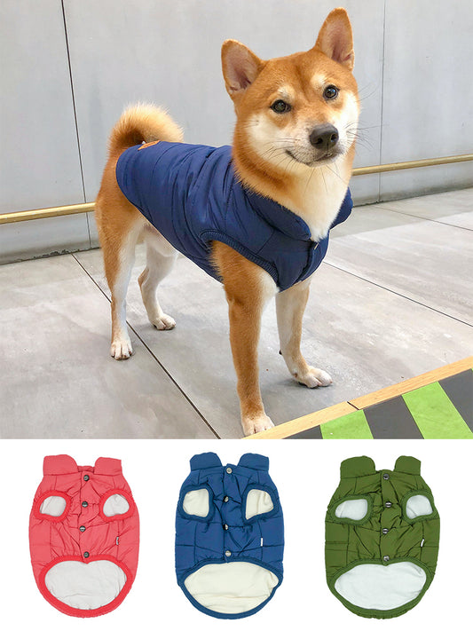 Puppy Dog Vest Winter Clothes Corgi Shiba Inu Clothes Bichon Thick Cotton