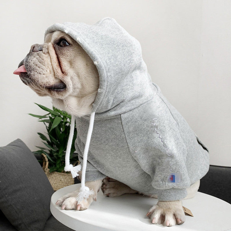 Small Dog Trendy Brand Plus Fleece Hooded Sweater