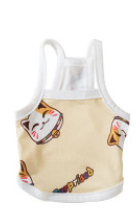 Spring and summer new pet vest full of cute little dinosaur cat clothes