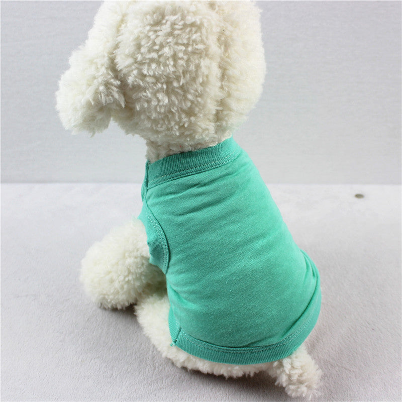 Pure Cotton Dog Vest Pet Clothes