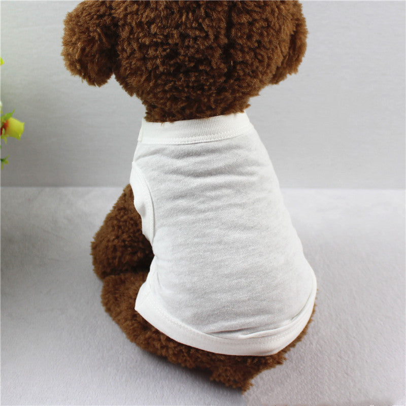 Pure Cotton Dog Vest Pet Clothes