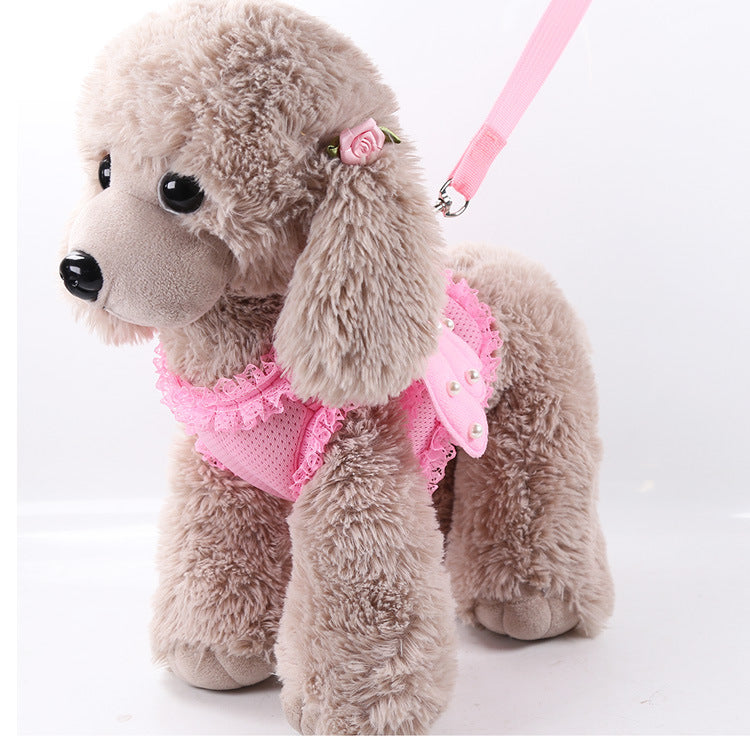 Pearl Angel Pet Chest Harness Traction Belt