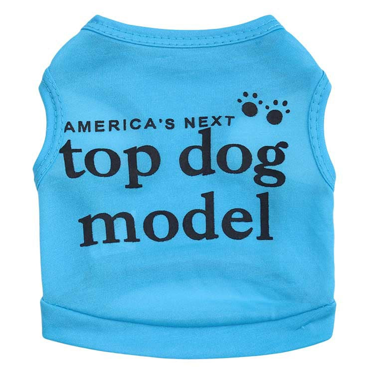 All-Polyester Ultra-Thin Breathable Super Model Small Dog Pet Vest Spring And Summer