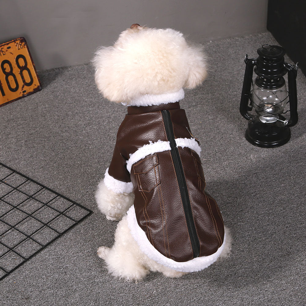 Puppy Pet Warm Autumn And Winter Clothes