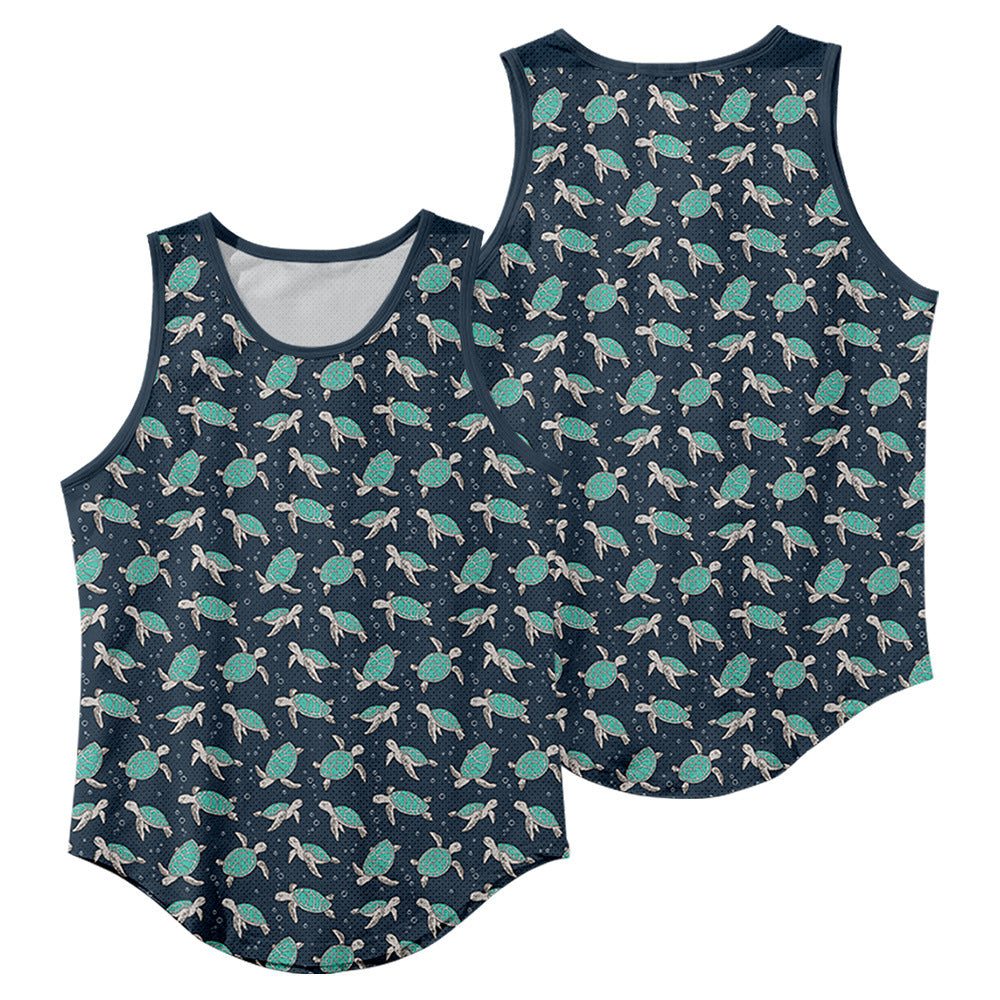 3D Digital Printing Casual Loose Sports Vest