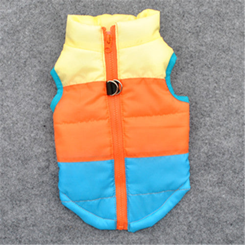 Padded  Jacket Waistcoat Vest, Chemical Fiber Cotton, Traction Buckle