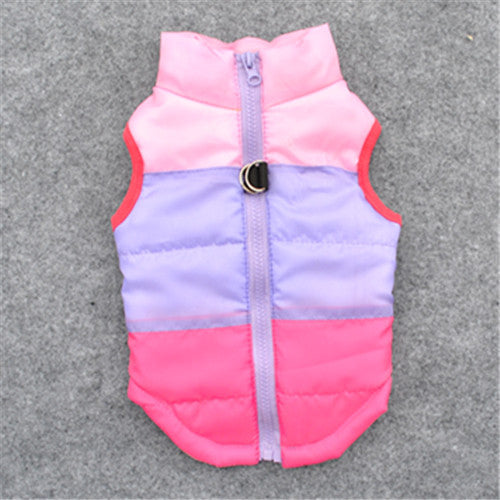 Padded  Jacket Waistcoat Vest, Chemical Fiber Cotton, Traction Buckle