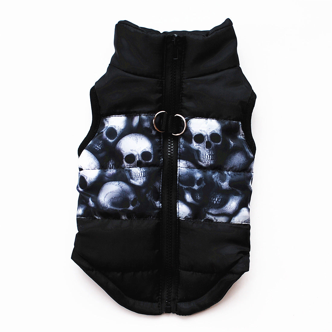 Padded  Jacket Waistcoat Vest, Chemical Fiber Cotton, Traction Buckle