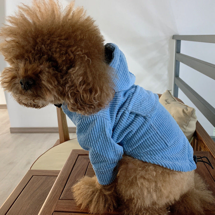 Pet Parent-Child Corduroy Coat For Cats And Dogs  Clothes