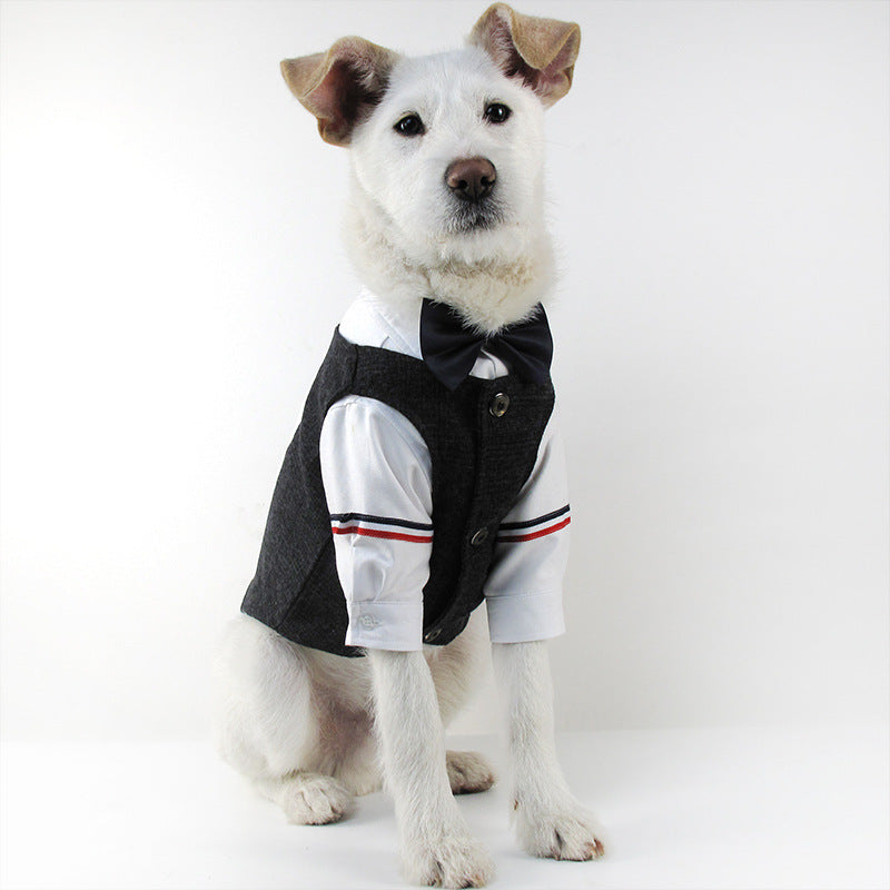 Dog Wedding Dress Boutique Pet Suit Vest