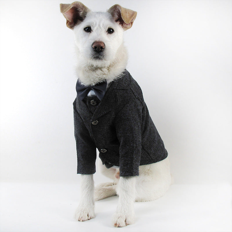 Dog Wedding Dress Boutique Pet Suit Vest