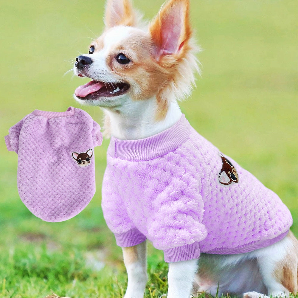 Winter Soft Warm Pet Dog Jacket Coat Dog Clothes Puppy Kitten Clothing