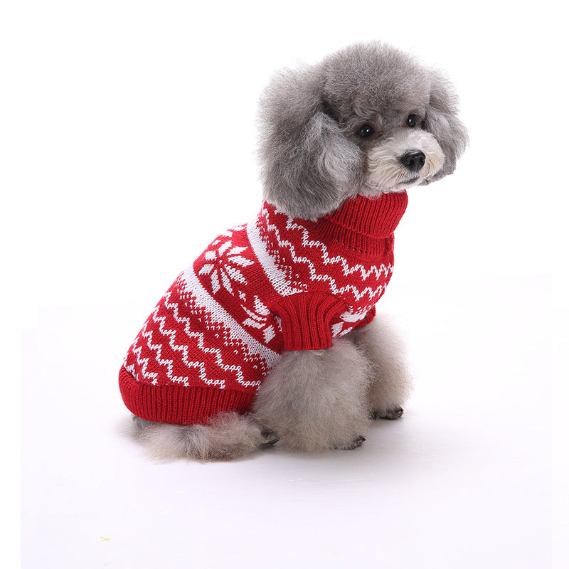 Christmas Warm Soft Pet Clothes Sweater Multiple Styles