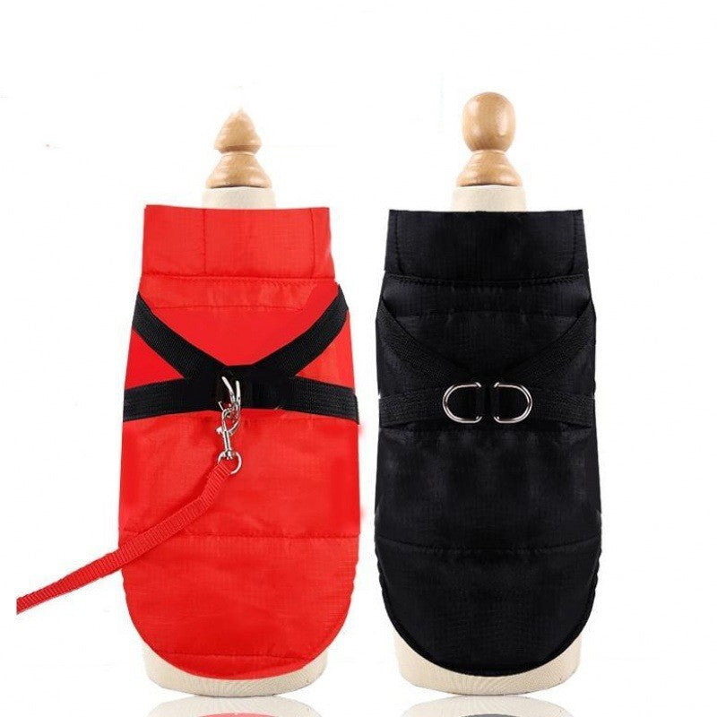 Waterproof cold burst wash pet dog vest coat