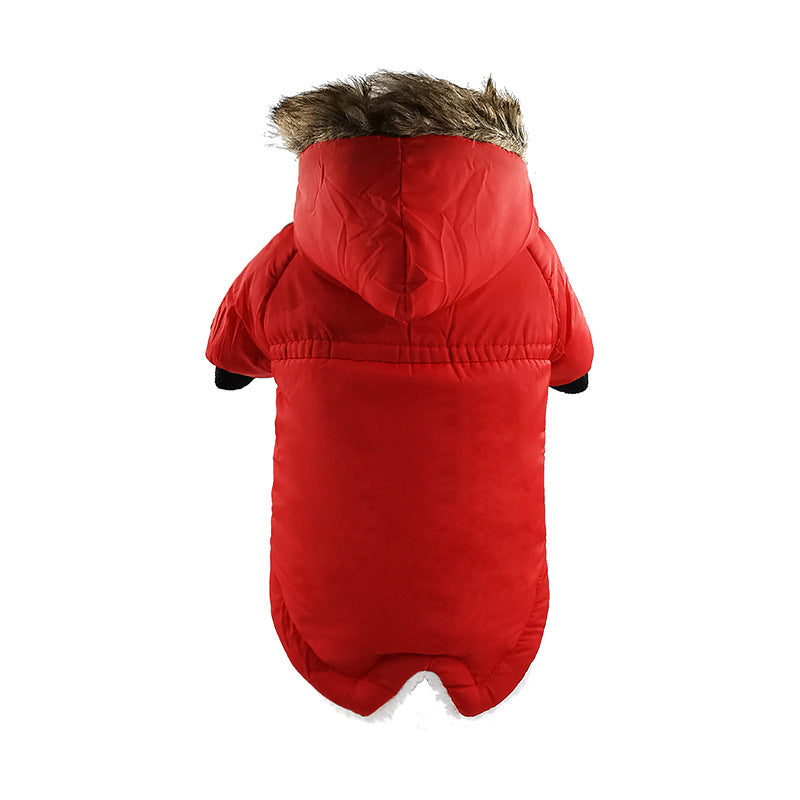 Dog Clothes Winter Thickened Warmth Cotton Pet Dogs Coat Jacket