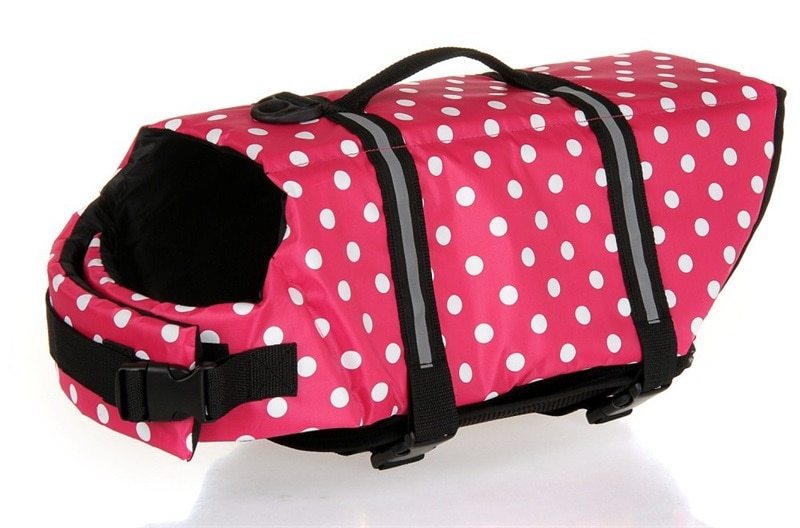 Pet swimwear cute dog life jacket dog swimwear big middle dog safety coat