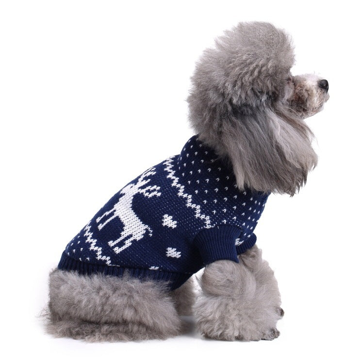 Christmas Warm Soft Pet Clothes Sweater Multiple Styles