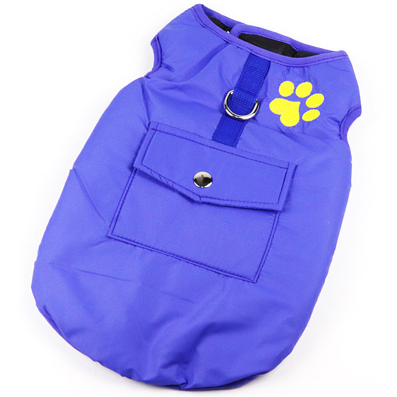 Medium and large dog padded vest