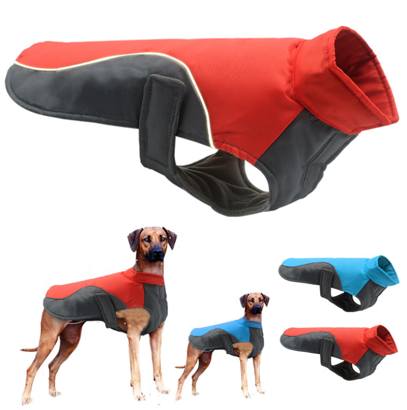 Waterproof reflective big dog jacket