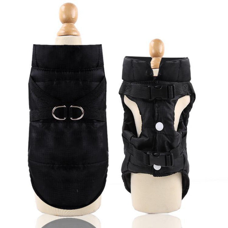 Waterproof cold burst wash pet dog vest coat