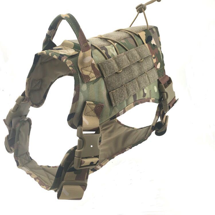 Military Fans Outdoor Tactics Dog Clothes Tactical Pet Vest Camouflage Dog Vest