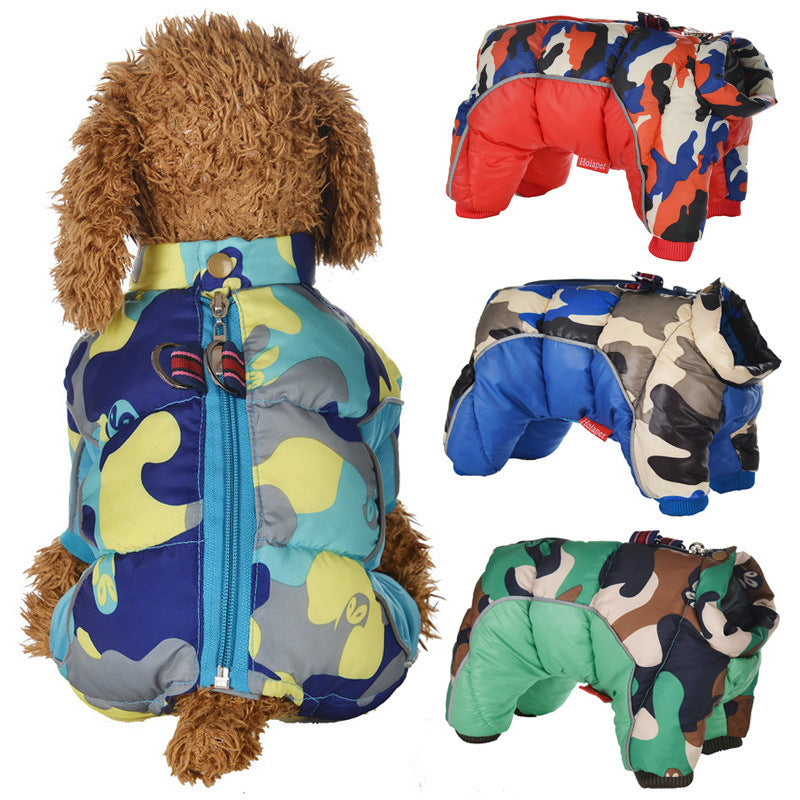 Winter Pet Dog Clothes Super Warm Jacket Thicker Cotton Coat