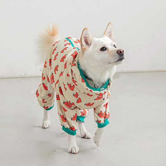 Fashion Four-legged Raincoat Dog Hooded Raincoat