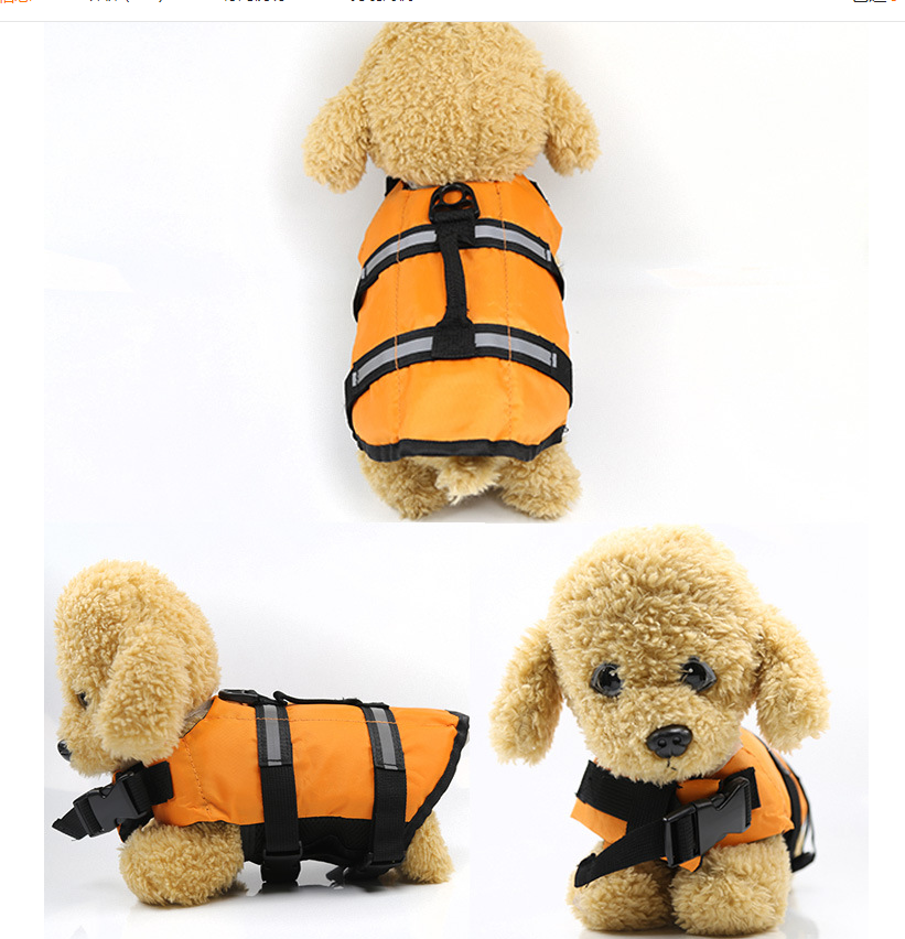 Pet Dog Life Jacket Swimsuit Clothes