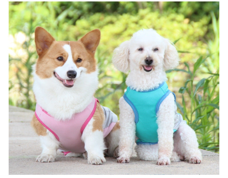 Summer Cooling Pet Vest Cool Clothes Dog Clothes Reflective