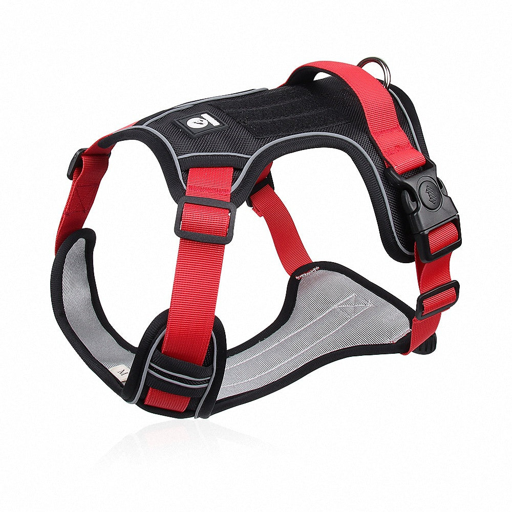 Vest Type Big Dog Chest Strap Explosion-proof Impact Reflective