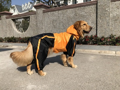 Large dog pet raincoat