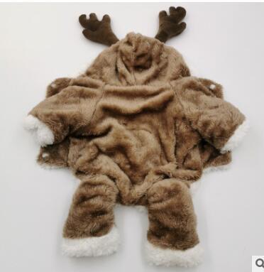 New pet dog elk double-layer thick winter coat