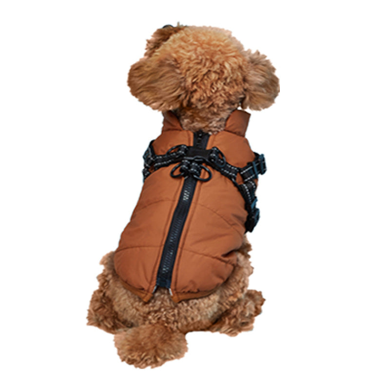 Thickened Dog Clothes Waterproof Warm Pet Jacket