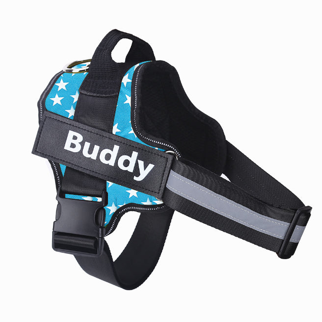 Personalized Dog Harness NO PULL Reflective Breathable Adjustable Harness