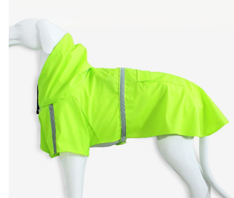 Spring and summer new dog raincoat waterproof cape dog reflective raincoat