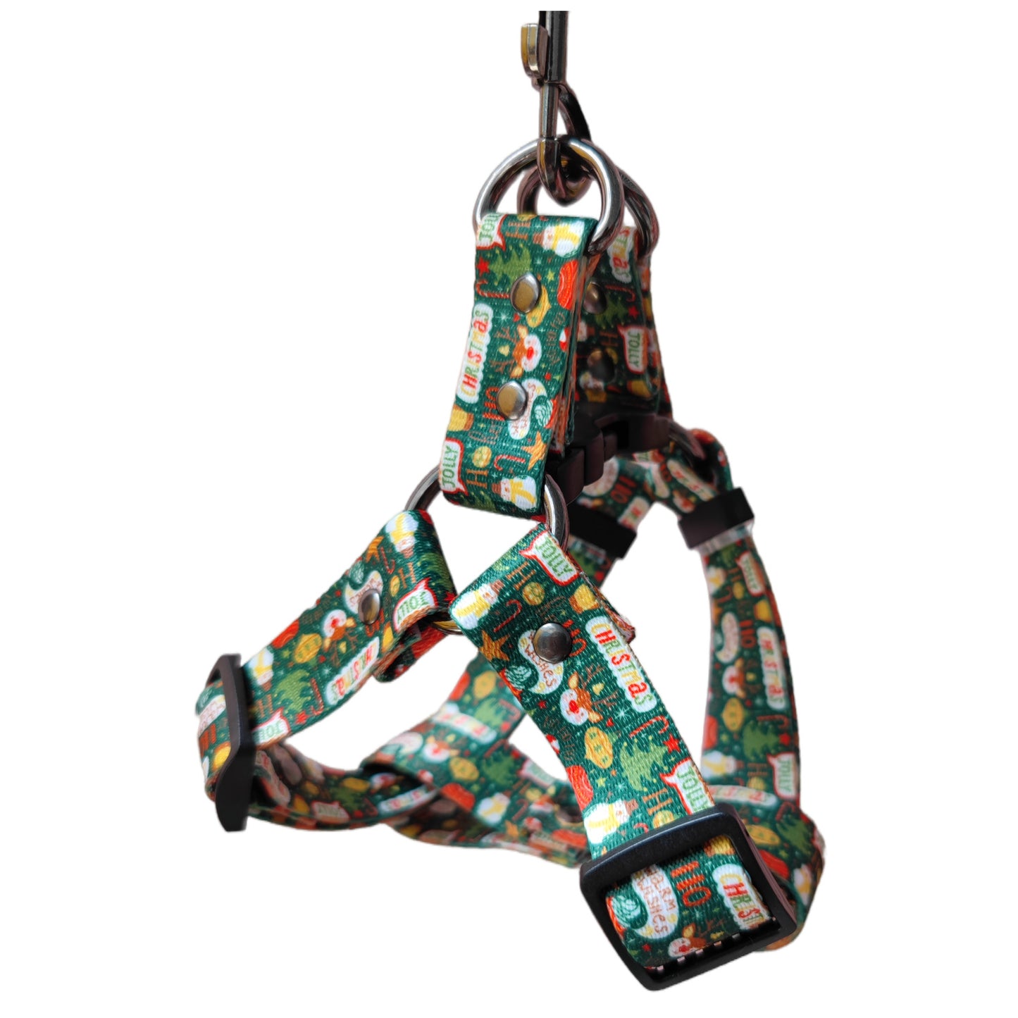 Christmas Dog Leash Chest Harness Pet