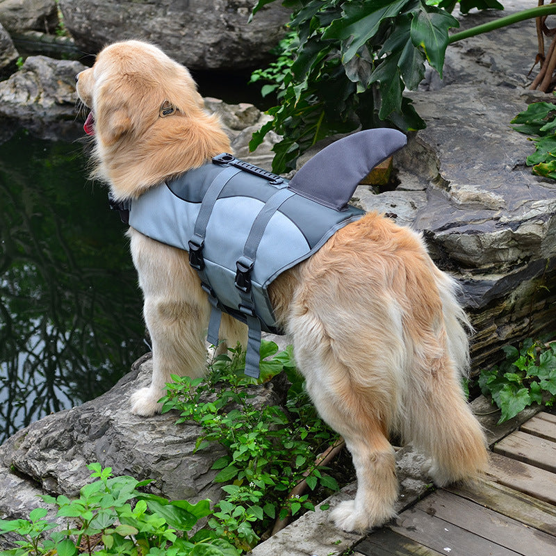 Mermaid Shark Pet Dog Swimming Life Vest Adjustable Dog Life Jacket